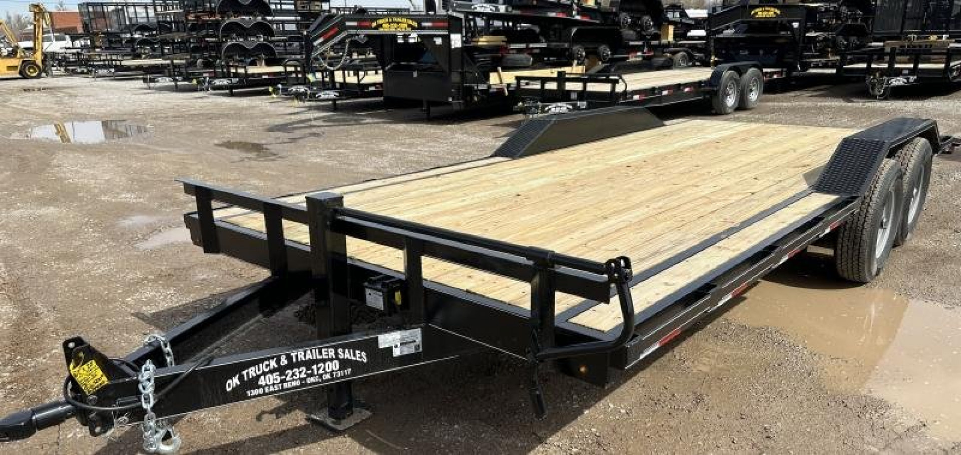 New 2026 Road Boss 102" Wide x 20' Heavy Duty Car Hauler with Drive over Fenders Car Hauler