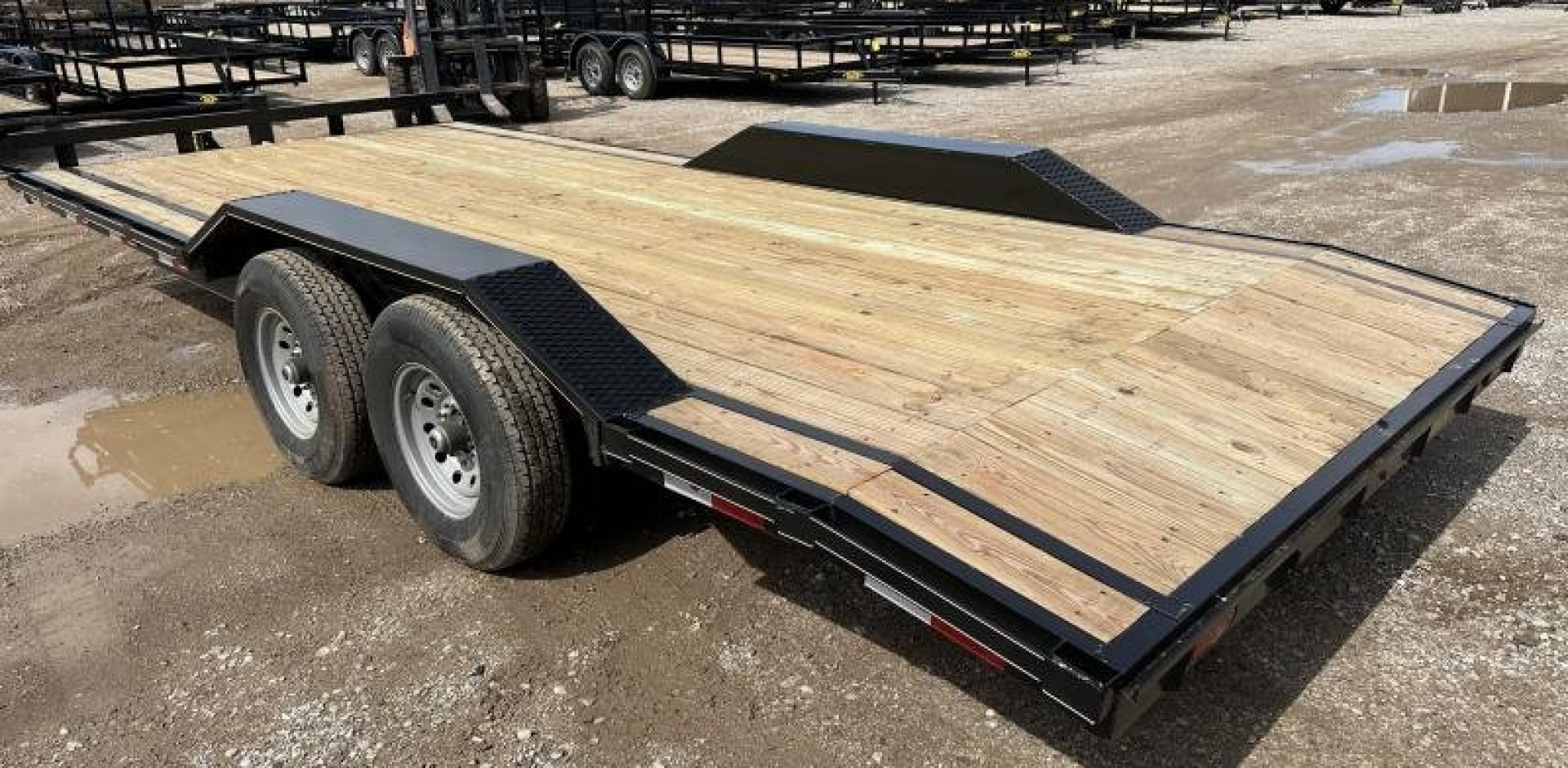 New 2026 Road Boss 102" Wide x 20' Heavy Duty Car Hauler with Drive over Fenders Car Hauler