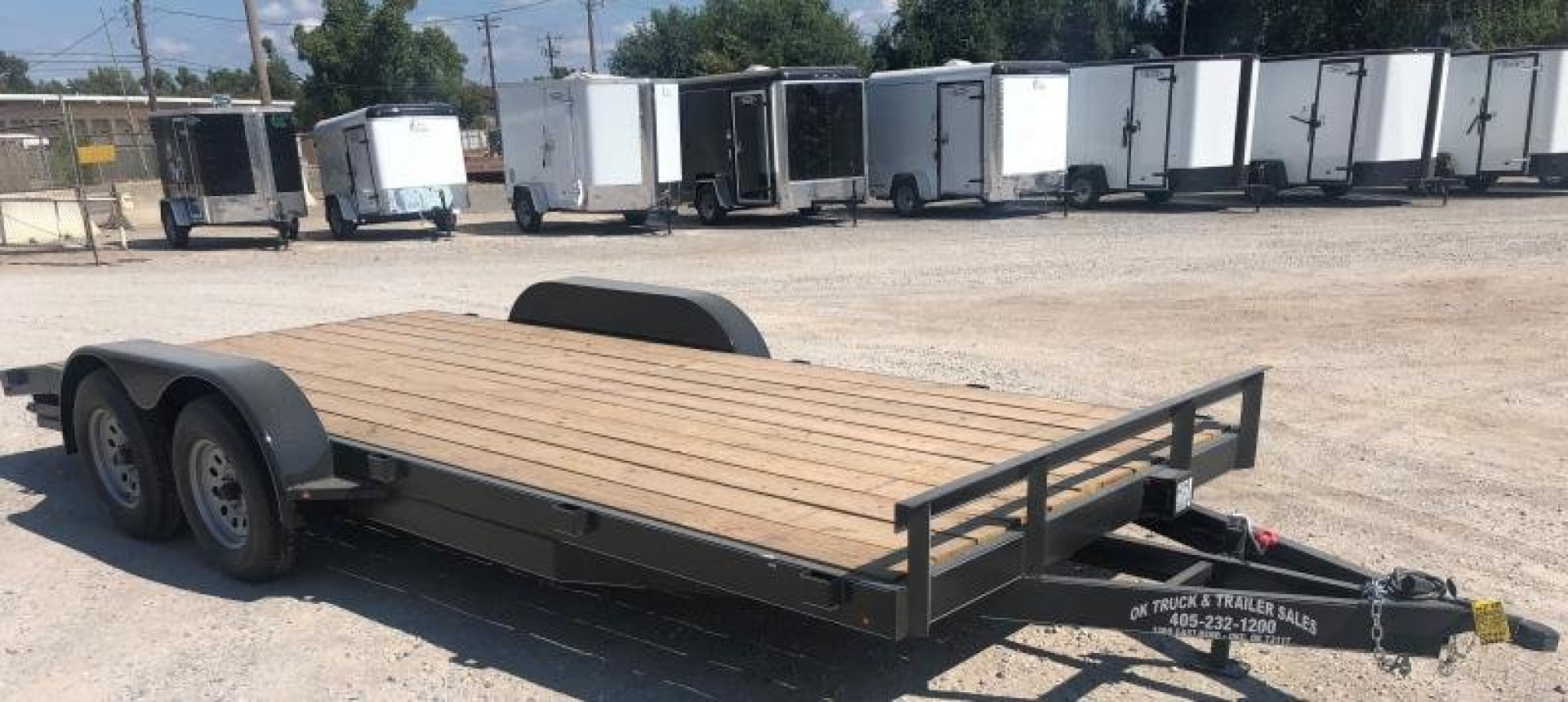New 2026 Road Boss 83"x18' 3500# Wood Floor Car Hauler