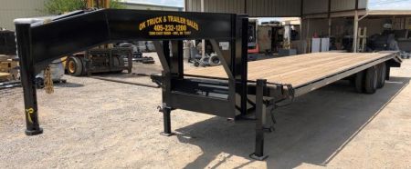 New 2026 Road Boss 32'Tandem Dual Gooseneck with COMBO dove tail Equipment Trailer