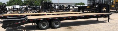 New 2026 Road Boss 32'Tandem Dual Gooseneck with COMBO dove tail Equipment Trailer
