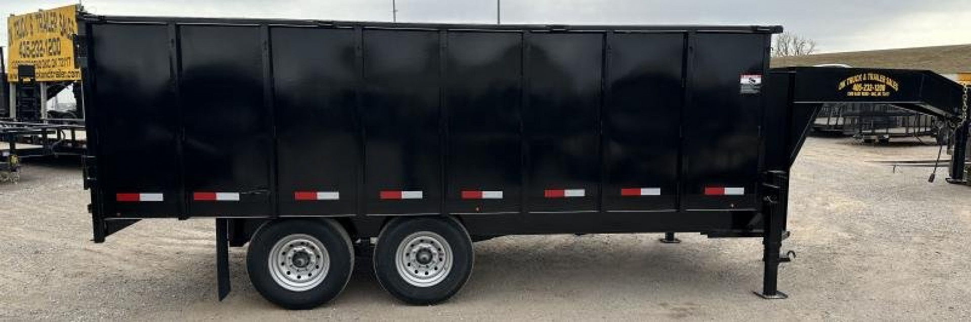 New 2025 Road Boss 102x16'Gooseneck Dump Trailer