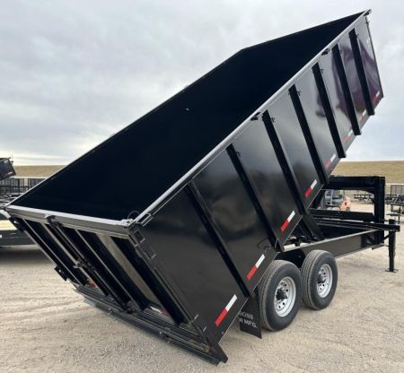New 2025 Road Boss 102x16'Gooseneck Dump Trailer
