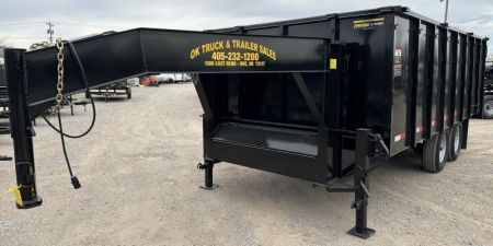 New 2025 Road Boss 102x16'Gooseneck Dump Trailer
