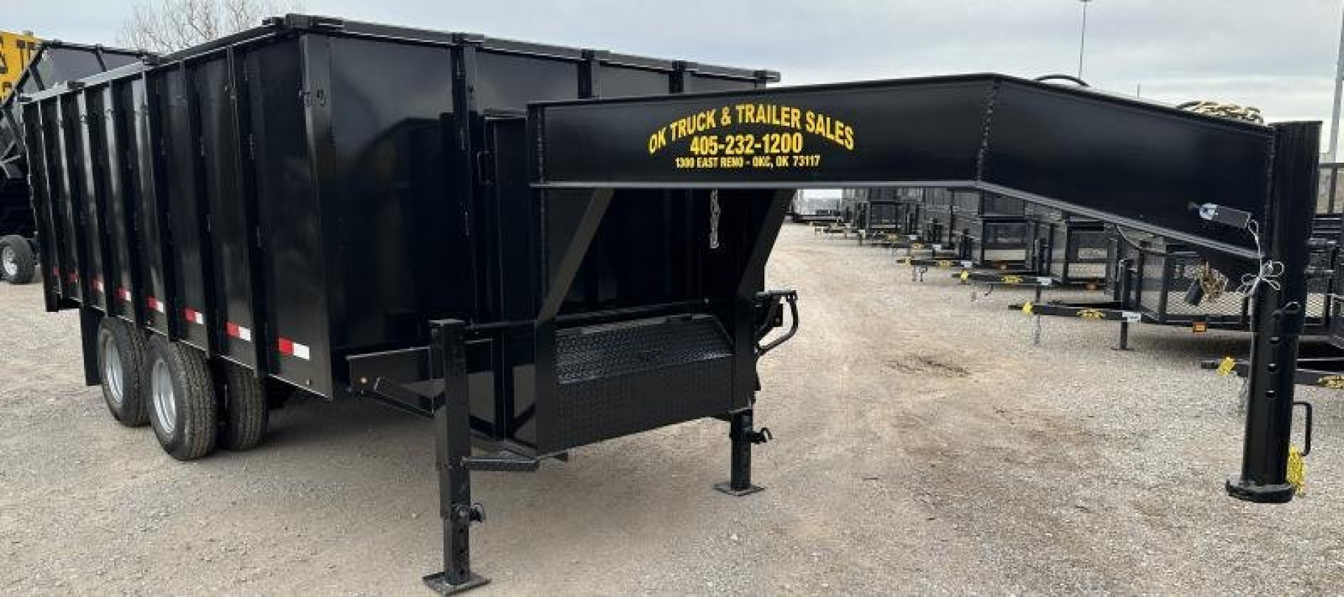 New 2026 Road Boss 102x16' Tandem Dual Gooseneck Dump Trailer