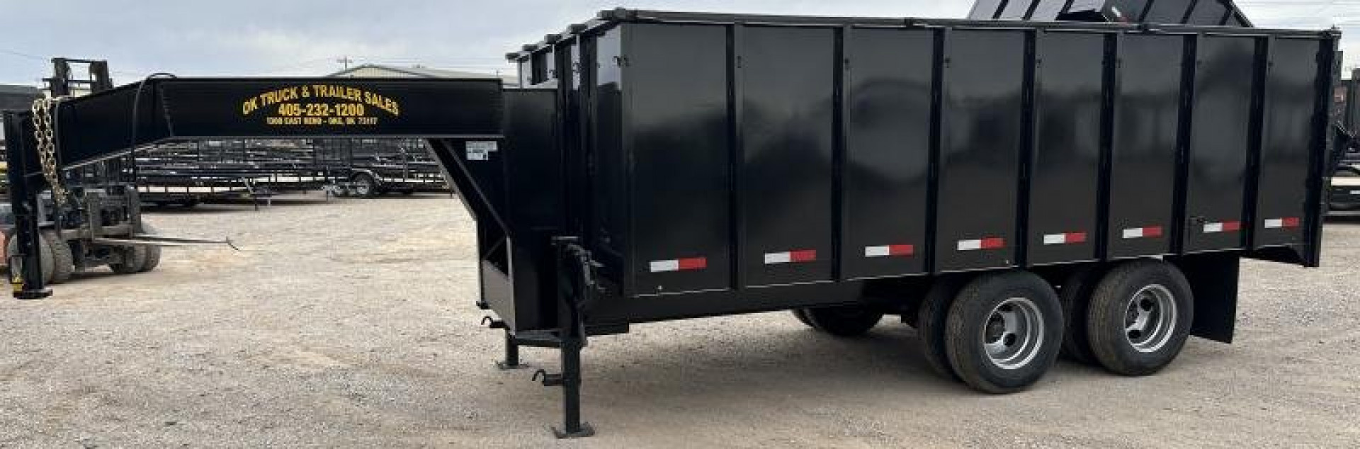 New 2026 Road Boss 102x16' Tandem Dual Gooseneck Dump Trailer