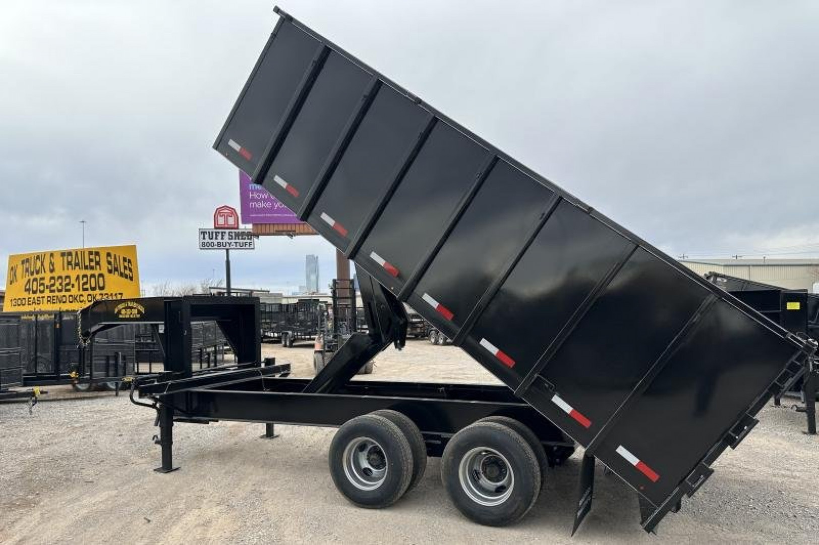 New 2026 Road Boss 102x16' Tandem Dual Gooseneck Dump Trailer