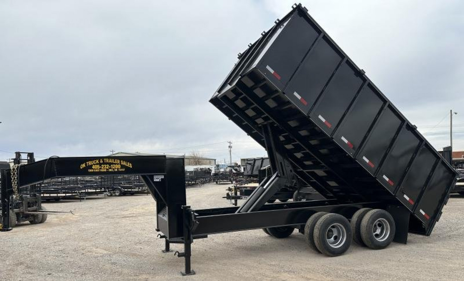 New 2026 Road Boss 102x16' Tandem Dual Gooseneck Dump Trailer