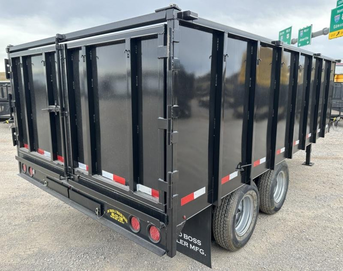 New 2026 Road Boss 102x16' Tandem Dual Gooseneck Dump Trailer