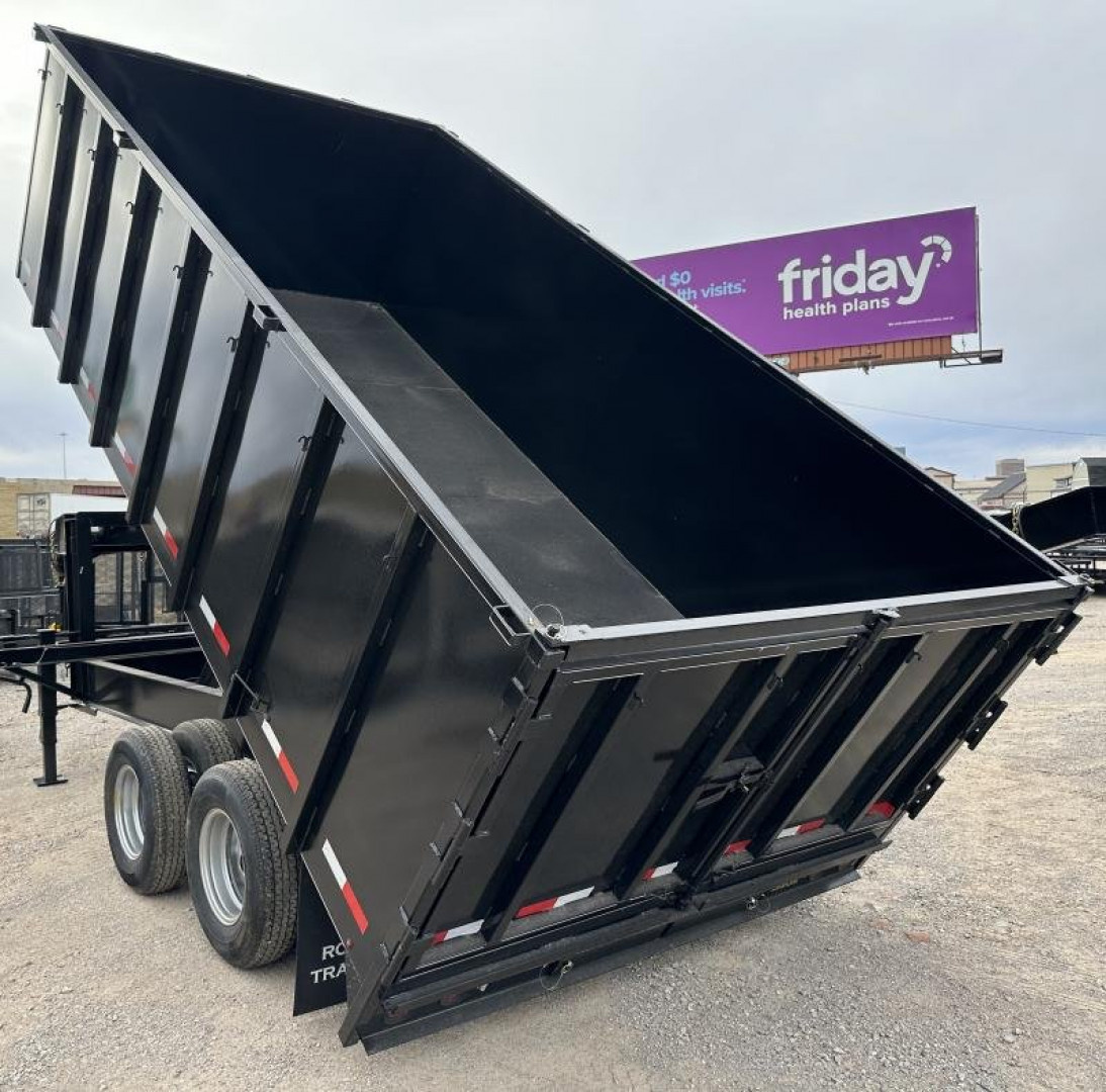 New 2026 Road Boss 102x16' Tandem Dual Gooseneck Dump Trailer
