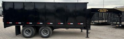 New 2026 Road Boss 102x16' Tandem Dual Gooseneck Dump Trailer