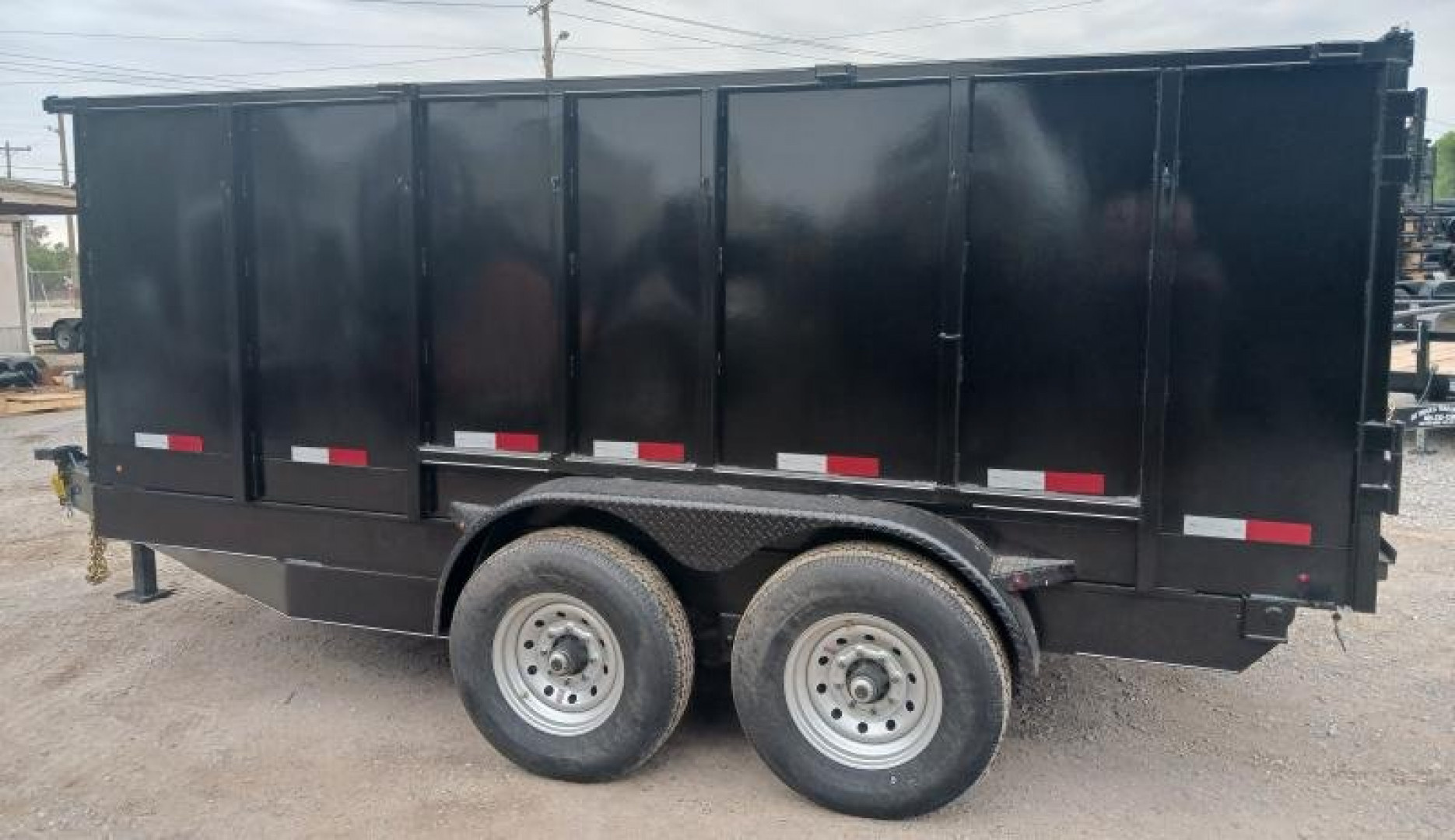 New 2026 Road Boss 83x14 Bumperpull Dump "Roofers Special" Dump Trailer