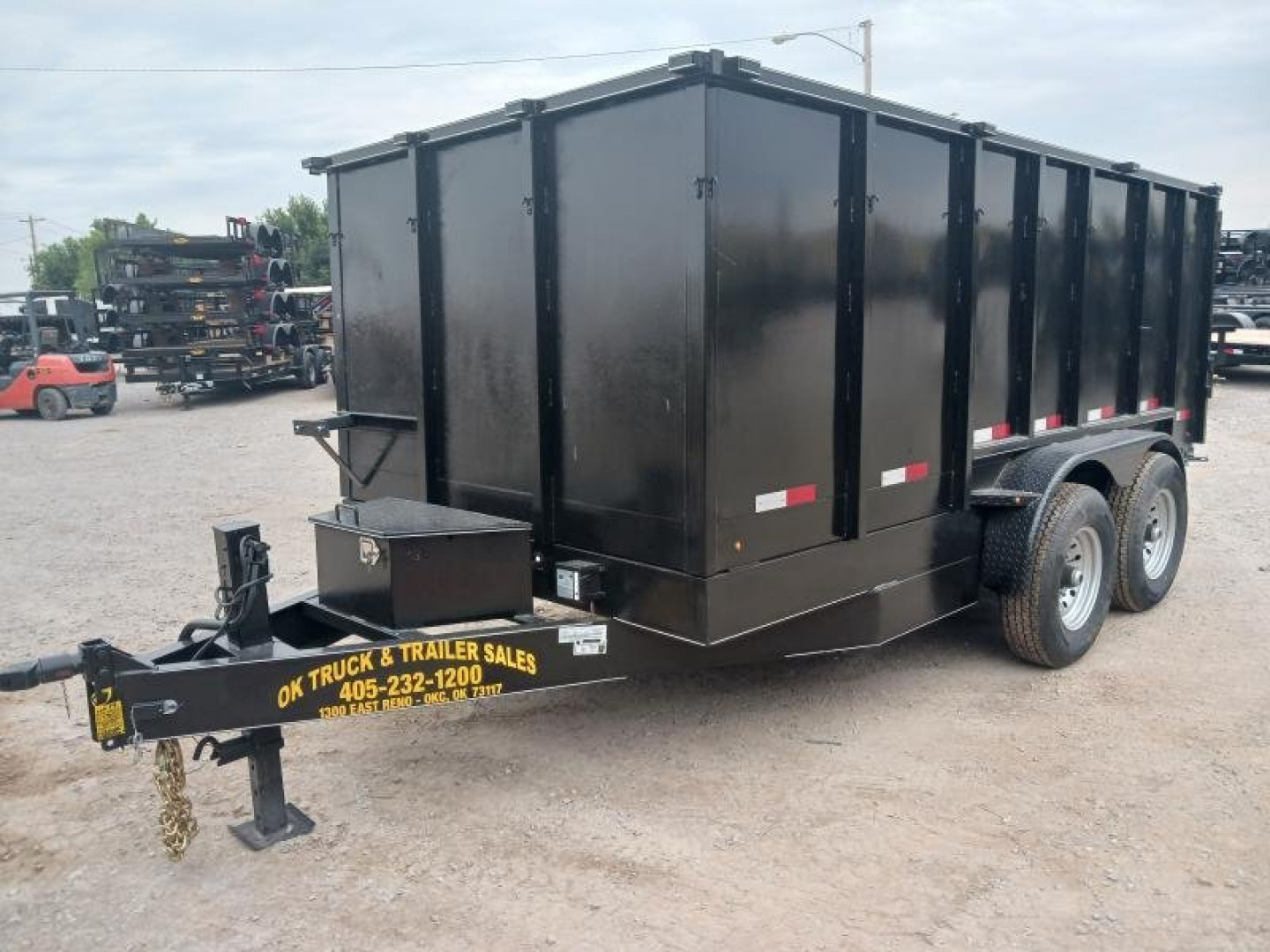 New 2026 Road Boss 83x14 Bumperpull Dump "Roofers Special" Dump Trailer