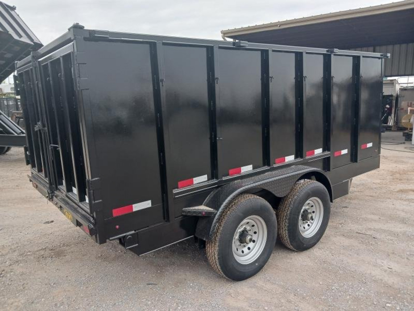 New 2026 Road Boss 83x14 Bumperpull Dump "Roofers Special" Dump Trailer