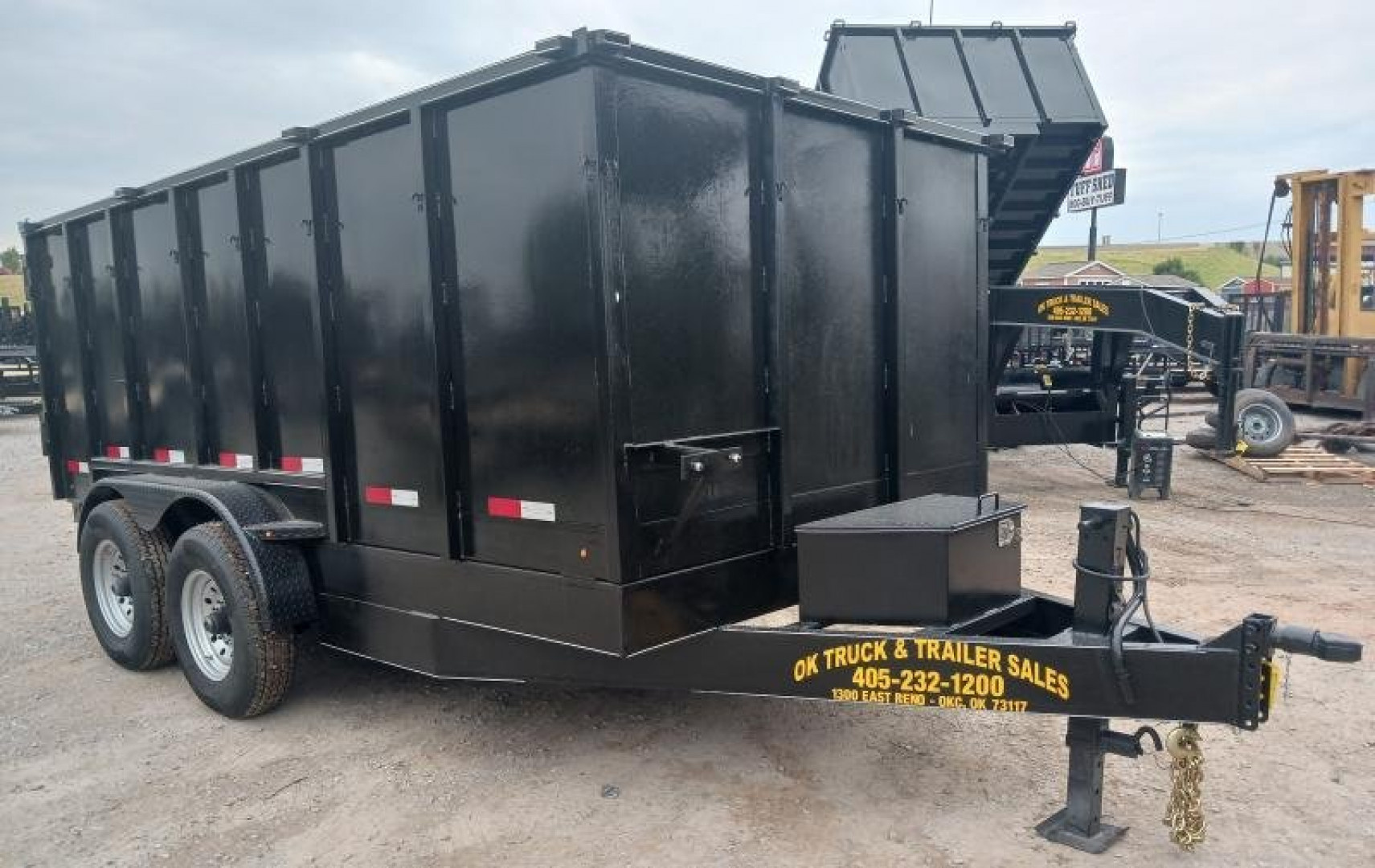 New 2026 Road Boss 83x14 Bumperpull Dump "Roofers Special" Dump Trailer