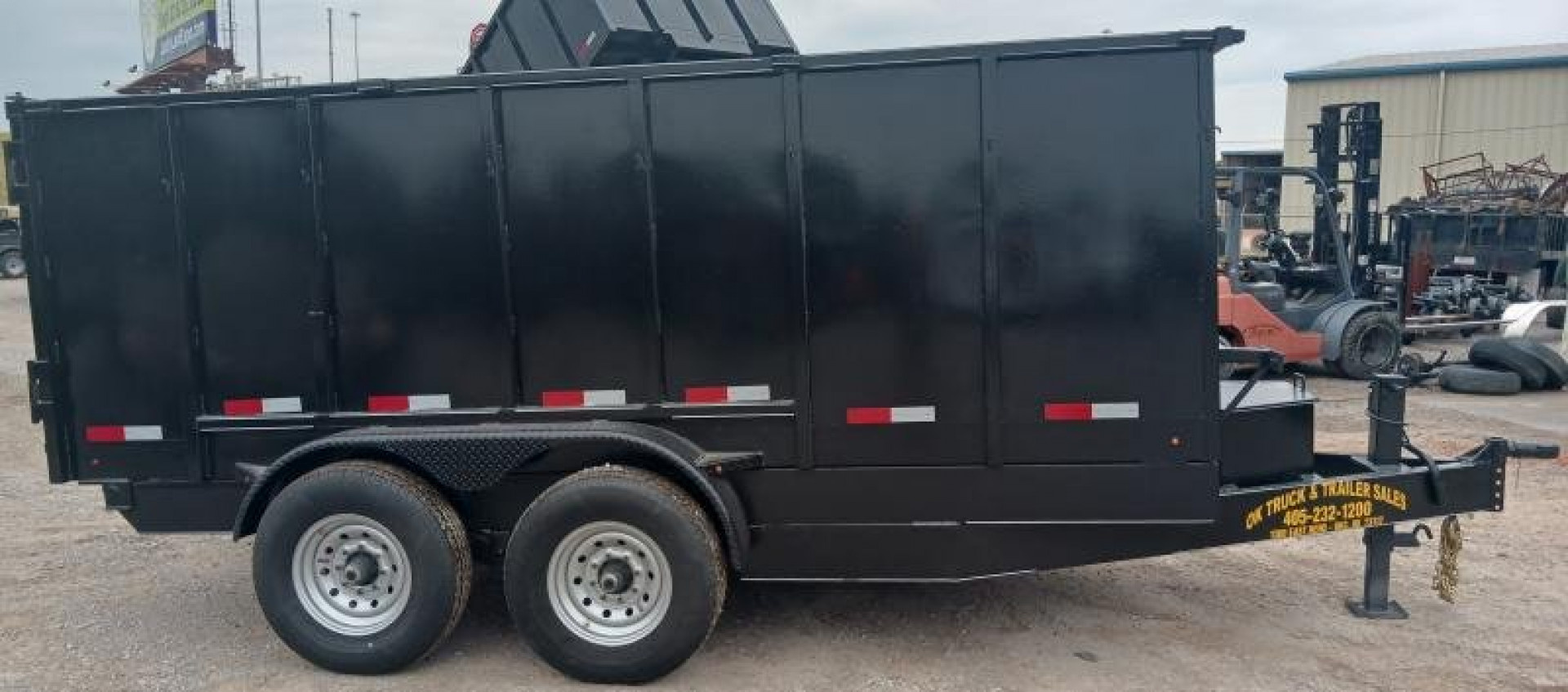 New 2026 Road Boss 83x14 Bumperpull Dump "Roofers Special" Dump Trailer