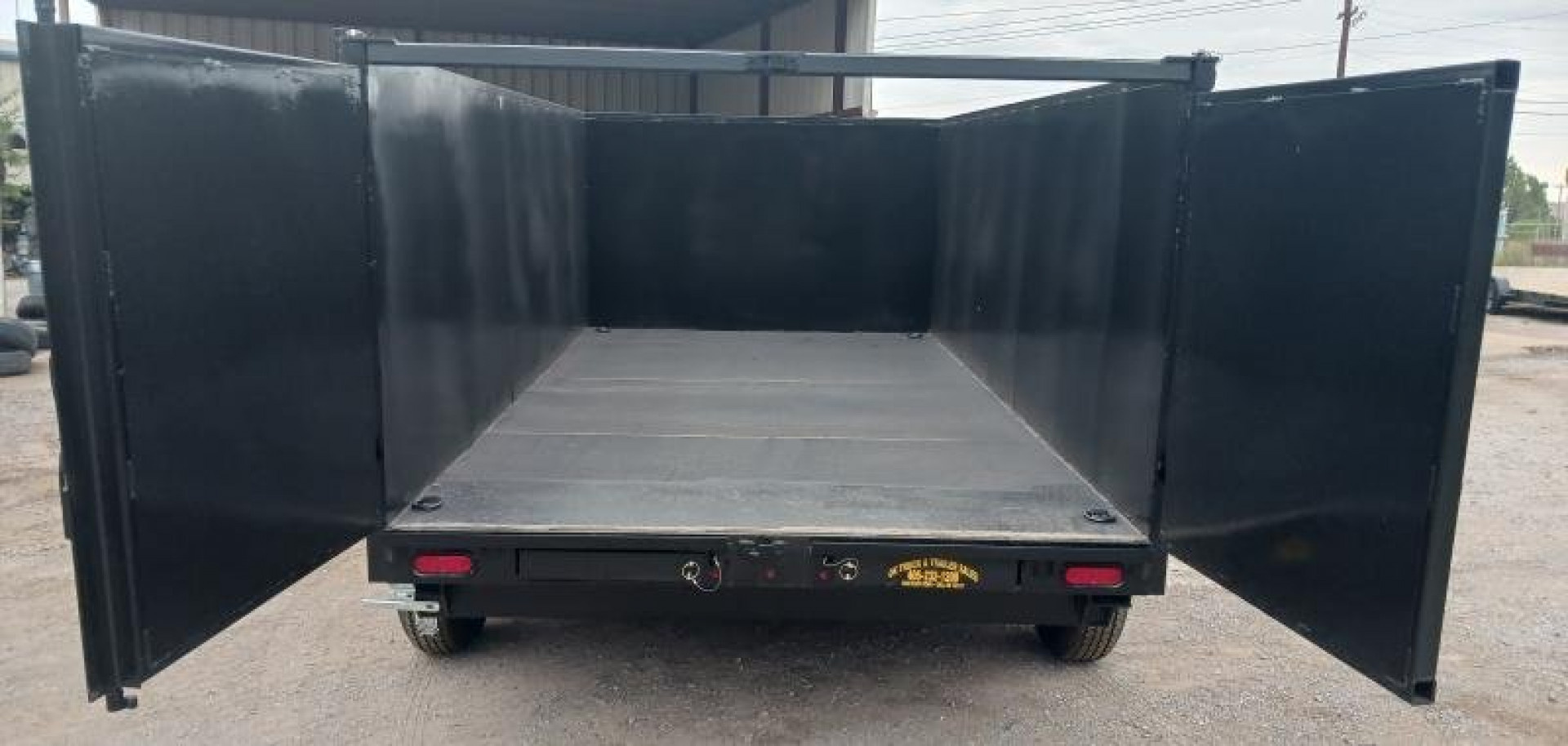 New 2026 Road Boss 83x14 Bumperpull Dump "Roofers Special" Dump Trailer
