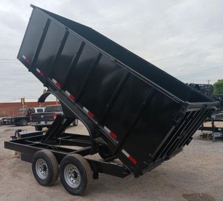New 2026 Road Boss 83x14 Bumperpull Dump "Roofers Special" Dump Trailer