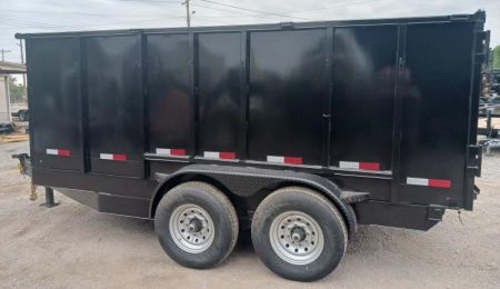 New 2026 Road Boss 83x14 Bumperpull Dump "Roofers Special" Dump Trailer
