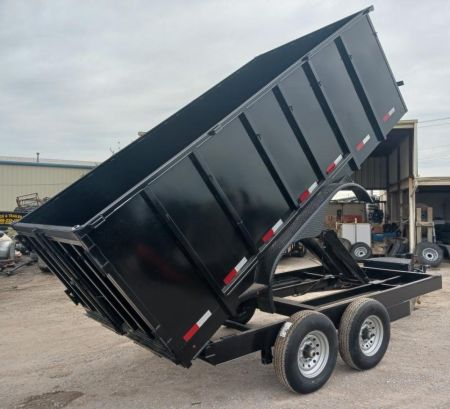 New 2026 Road Boss 83x14 Bumperpull Dump "Roofers Special" Dump Trailer