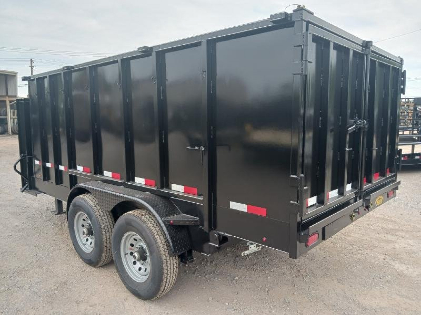 New 2026 Road Boss 83x14 Tandem Axle Gooseneck Dump with 4' Sides Dump Trailer