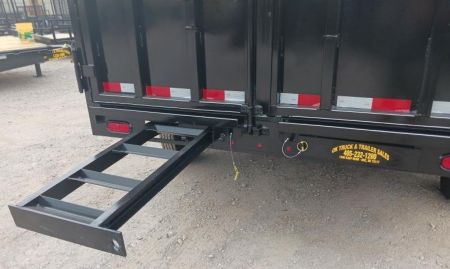 New 2026 Road Boss 83x14 Tandem Axle Gooseneck Dump with 4' Sides Dump Trailer