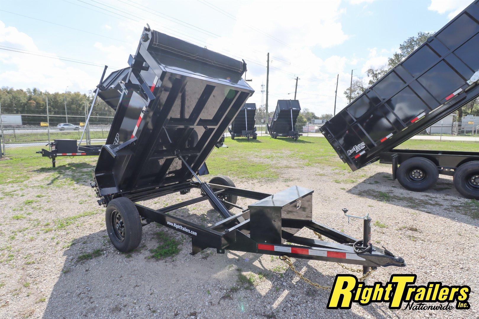 New 2025 5X8 U-DUMP Trailer