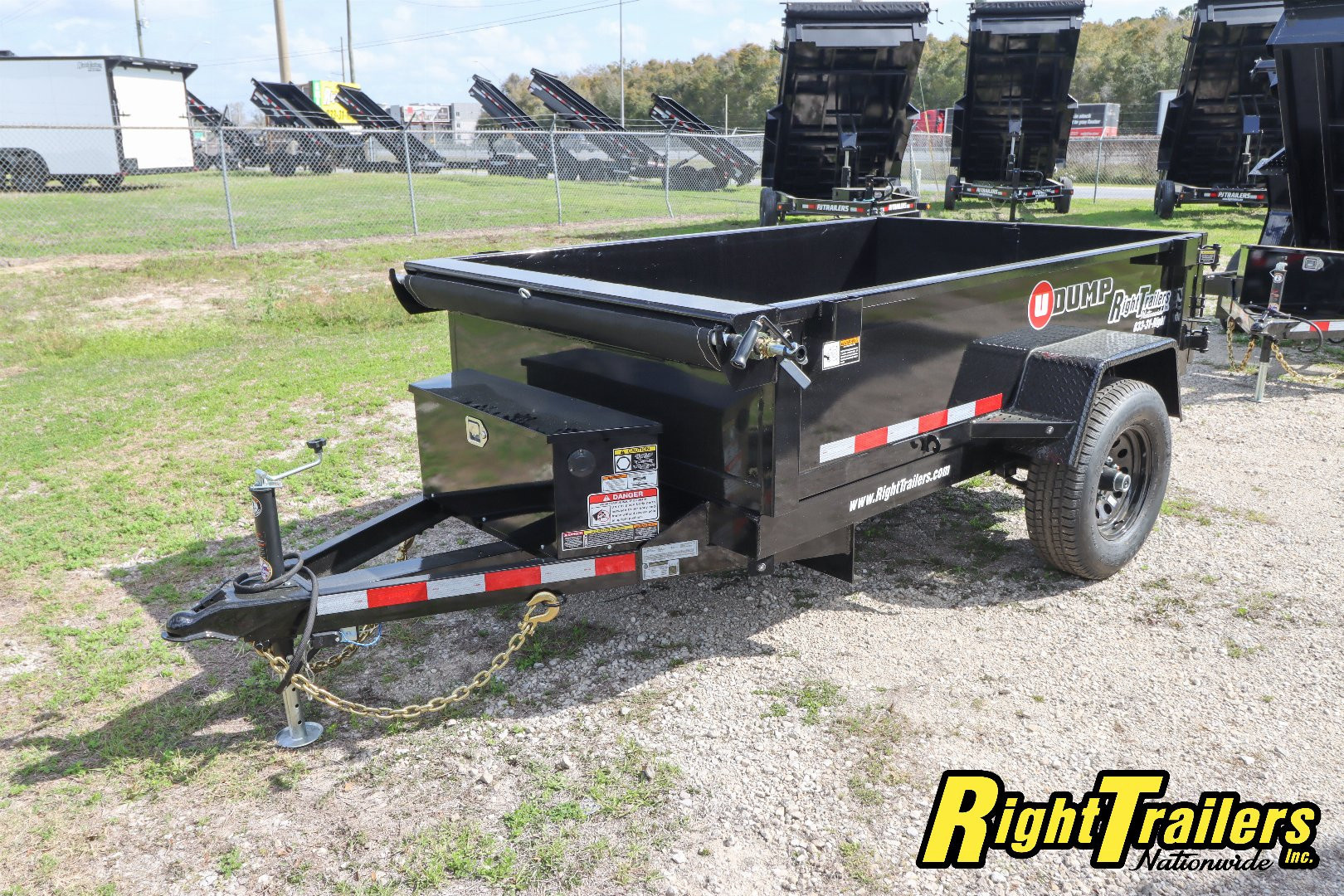 New 2025 5X8 U-DUMP Trailer