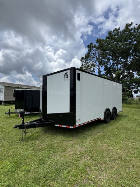 New 2025 Spartan Cargo 8.5x20TA4 7' Tall Rear Wing Blackout Pkg Cargo / Enclosed Trailer