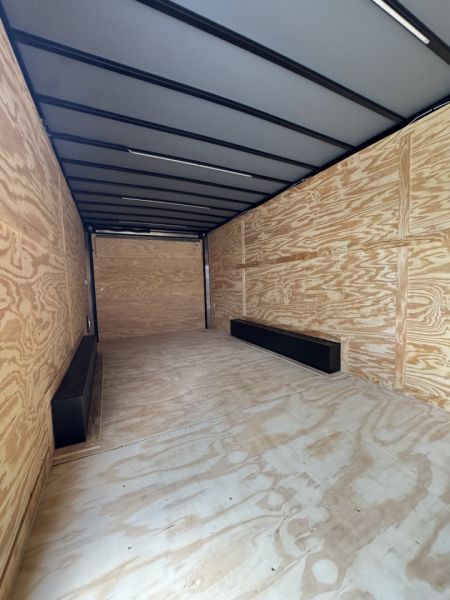 New 2025 Spartan Cargo 8.5x20TA4 7' Tall Rear Wing Blackout Pkg Cargo / Enclosed Trailer
