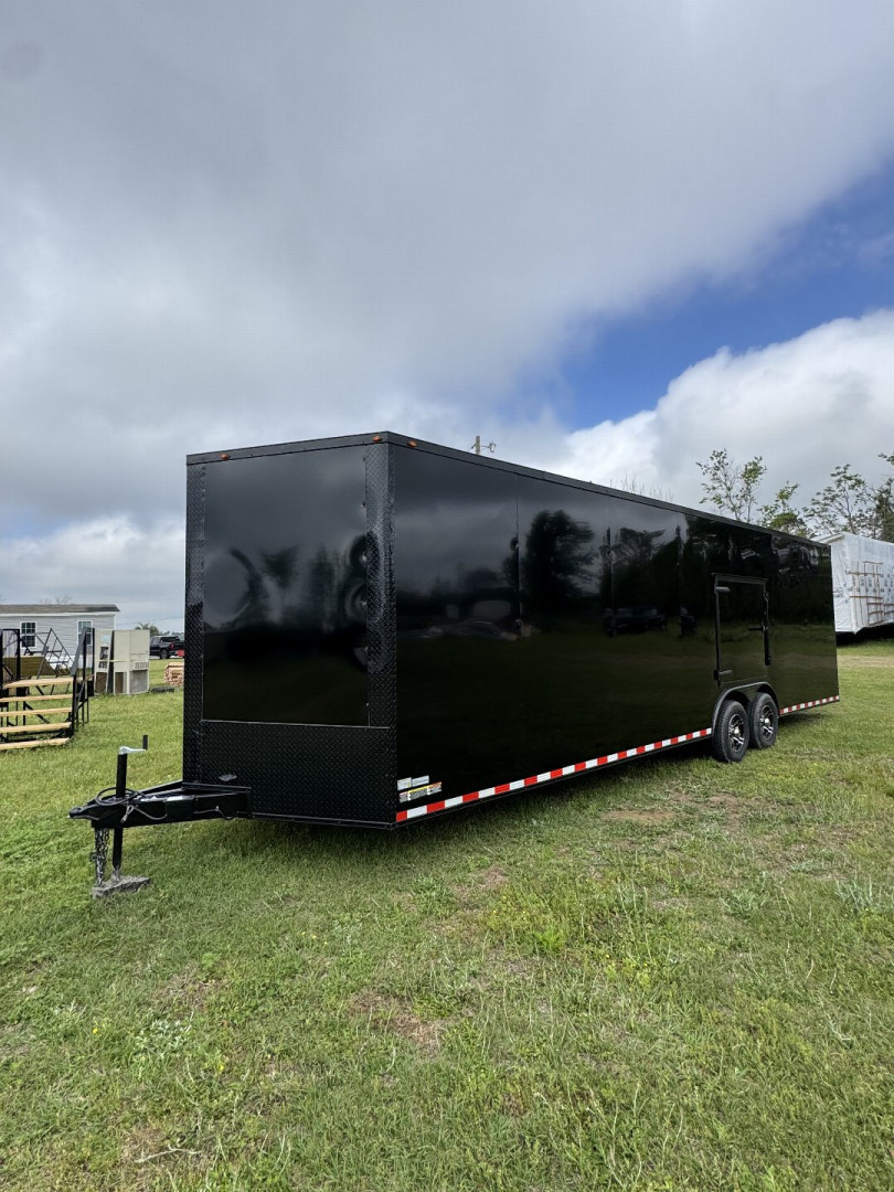 New 2025 South Georgia Cargo Trailers 85x28TA3 7'6" Tall All BLACKOUT Cargo / Enclosed Trailer