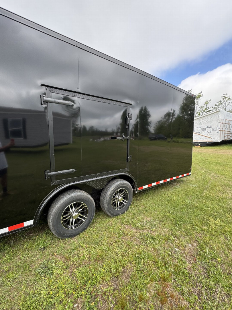 New 2025 South Georgia Cargo Trailers 85x28TA3 7'6" Tall All BLACKOUT Cargo / Enclosed Trailer