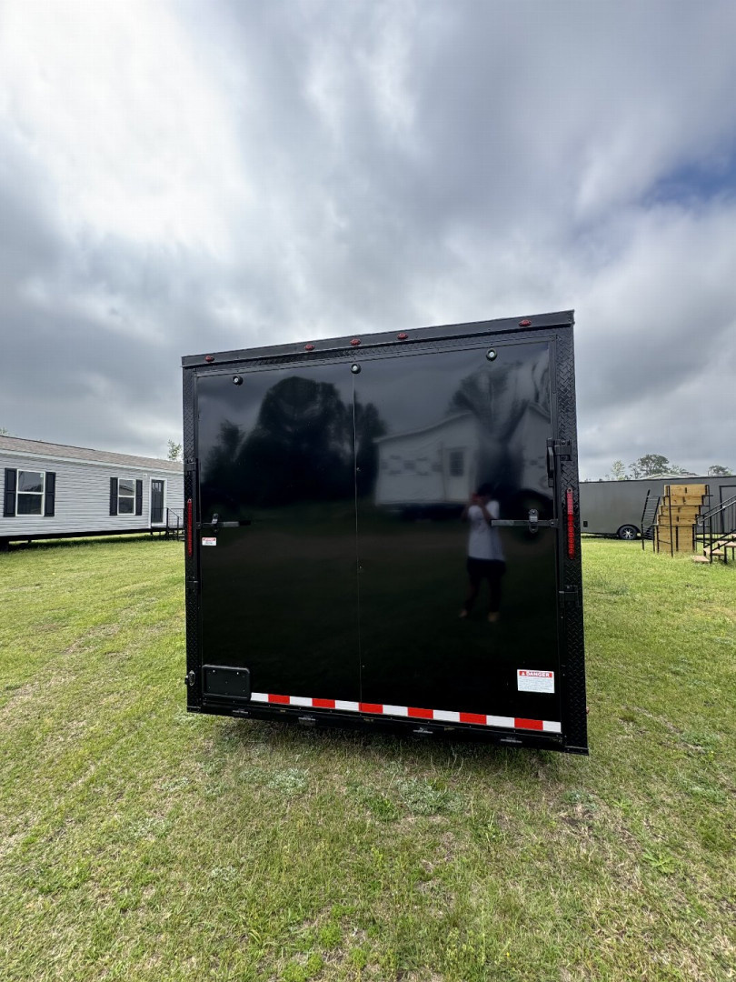 New 2025 South Georgia Cargo Trailers 85x28TA3 7'6" Tall All BLACKOUT Cargo / Enclosed Trailer