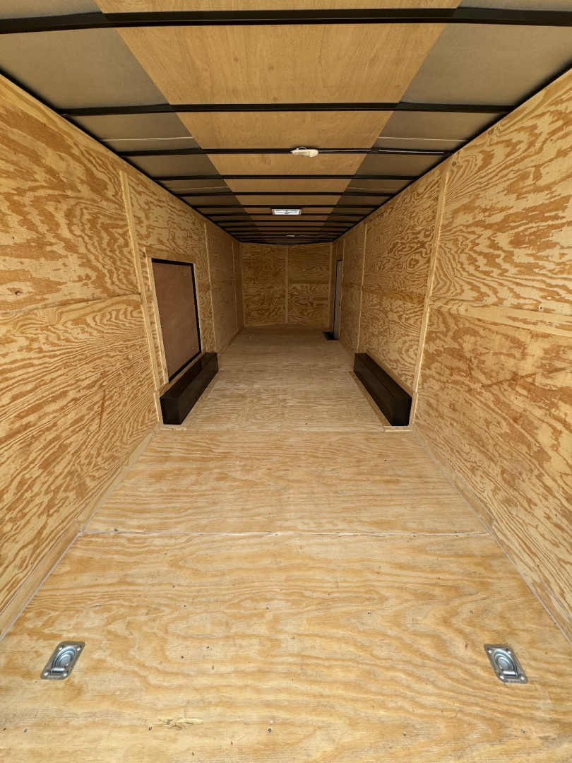New 2025 South Georgia Cargo Trailers 85x28TA3 7'6" Tall All BLACKOUT Cargo / Enclosed Trailer