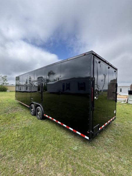 New 2025 South Georgia Cargo Trailers 85x28TA3 7'6" Tall All BLACKOUT Cargo / Enclosed Trailer