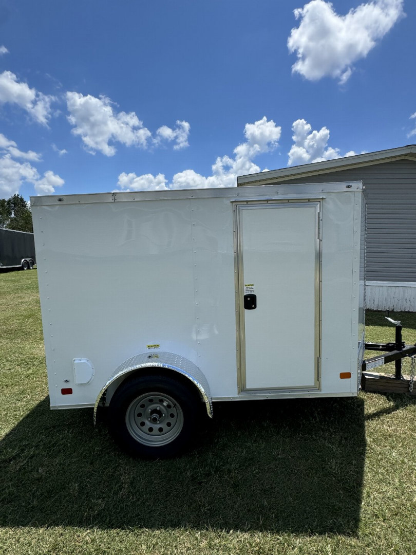 New 2026 NationCraft Trailers 5x8SA w/ Side Door Cargo / Enclosed Trailer