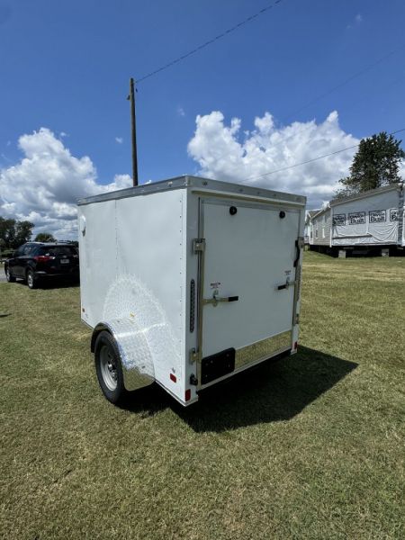 New 2026 NationCraft Trailers 5x8SA w/ Side Door Cargo / Enclosed Trailer