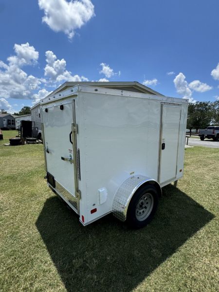 New 2026 NationCraft Trailers 5x8SA w/ Side Door Cargo / Enclosed Trailer