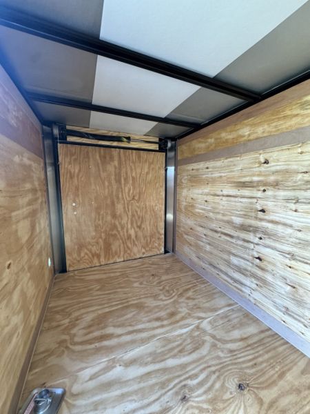 New 2026 NationCraft Trailers 5x8SA w/ Side Door Cargo / Enclosed Trailer