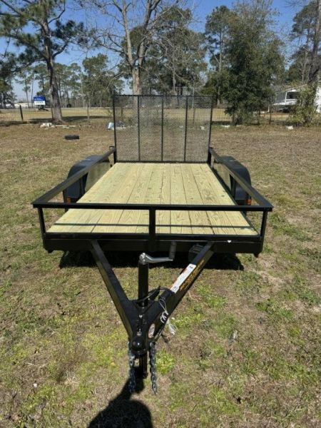 New 2025 Mid-South Trailers MFG 6x12TA Utility Trailer Tube Frame Utility Trailer