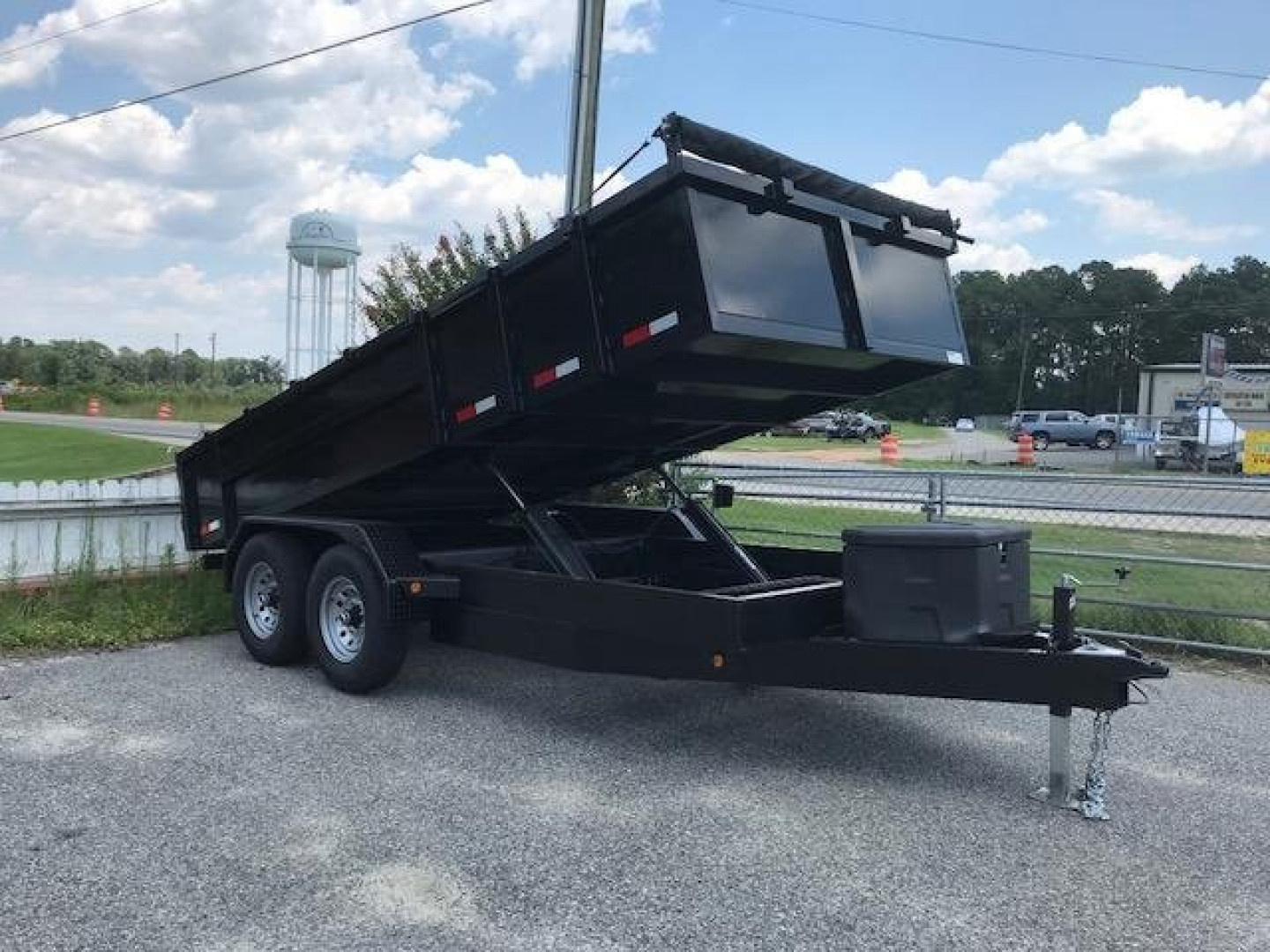 New 2026 Mid-South Trailers MFG 7x16 TA DUMP TRAILER Dumper / Mini Dumper