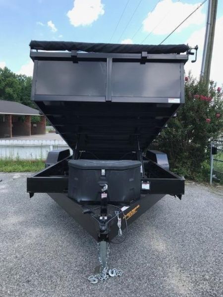 New 2026 Mid-South Trailers MFG 7x16 TA DUMP TRAILER Dumper / Mini Dumper