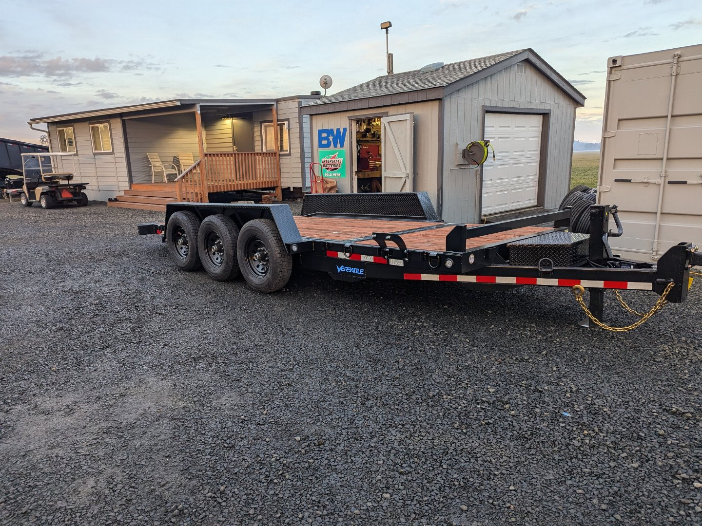 New 2026 Fabform SF204T 20' SPLIT TILT/21K Tilt Trailer
