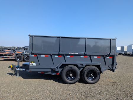 New 2026 LAMAR TRAILERS 77  x 12' -10K Dump Trailer 24  SIDES