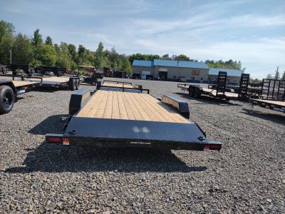 New 2027 Sure-Trac 7'x18' C-CHANNEL CAR TRAILER 7K