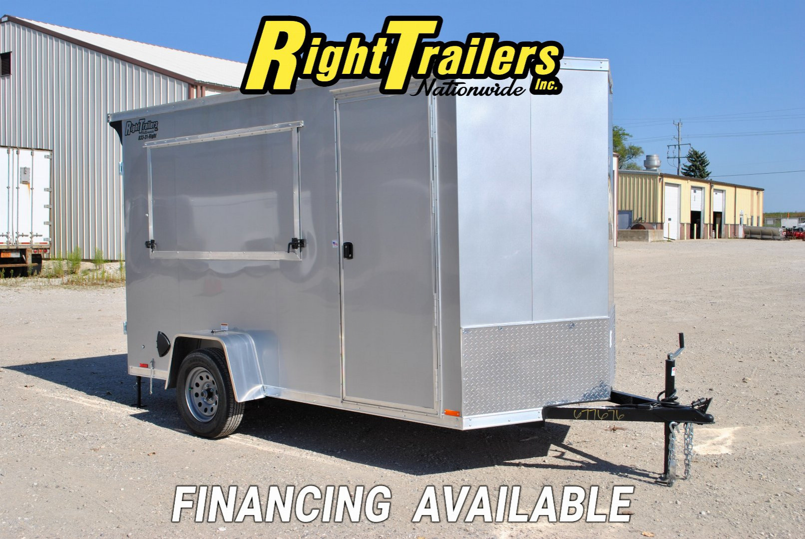 New 2027 RC Trailers 6x12 Concession Trailer Concession