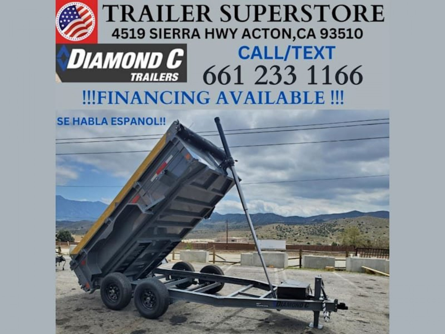 New 2026 Diamond C Trailers MDT 77X12-32 Dump Trailer