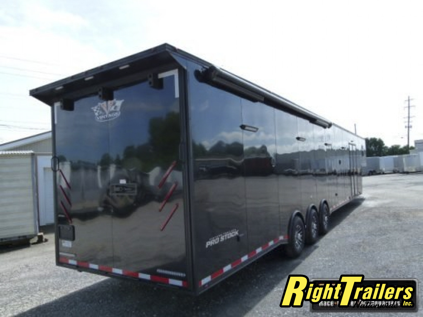New 8.5x48 Vintage Trailers Pro-Stock Race Trailer