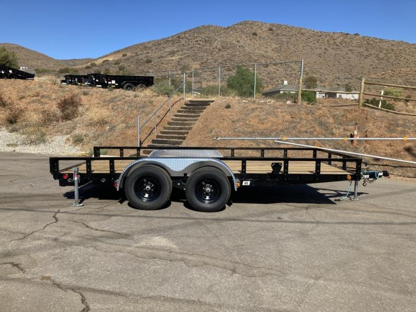 New 2024 PJ Trailers UL 83X16-RAMPS Utility Trailer