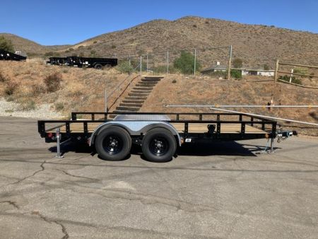 New 2024 PJ Trailers UL 83X16-RAMPS Utility Trailer